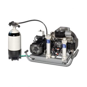 کمپرسور هوای تنفسی LW 225E سه فاز الکتریکی دو خروجی