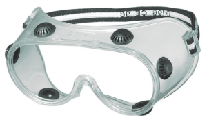 عینک محافظ تهویه غیرمستقیم ضمن ایجاد تهویه از ورود مایعات و ذرات معلق در هوا به چشم جلوگیری می‌کند