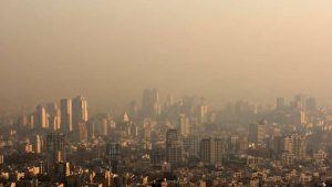 تهران در رده متوسط آلودگی هوا